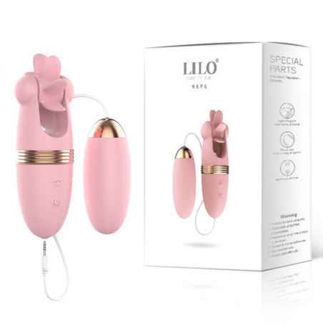 Simulador de Lengua Recargable con Huevo Vibrador