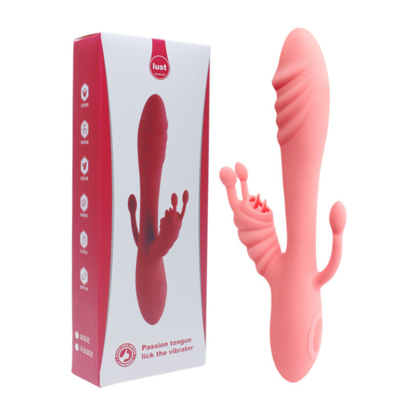 Vibrador Recargable 3 en 1: Vagina + Clítoris + Ano
