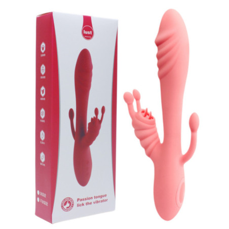 Vibrador Recargable 3 en 1: Vagina + Clítoris + Ano