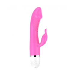 Elegante Vibrador con Dos Motores Punto G y Clítoris Conejo Rabbit