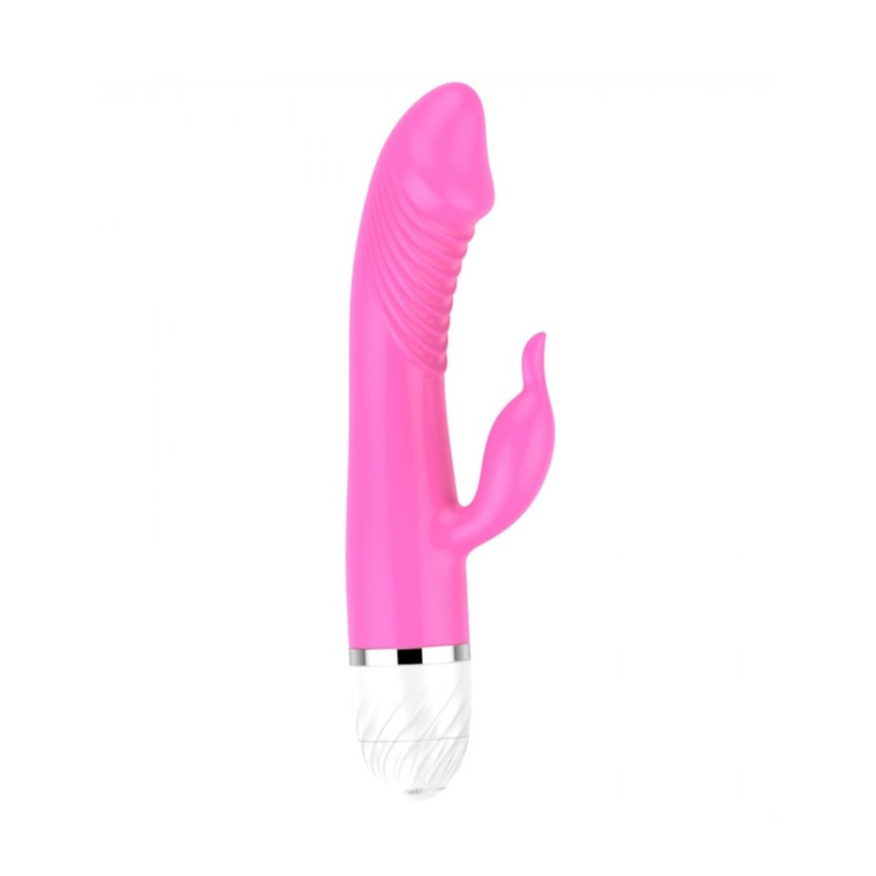 Elegante Vibrador con Dos Motores Punto G y Clítoris Conejo Rabbit