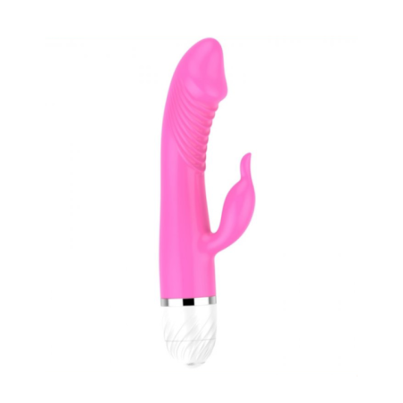 Elegante Vibrador con Dos Motores Punto G y Clítoris Conejo Rabbit