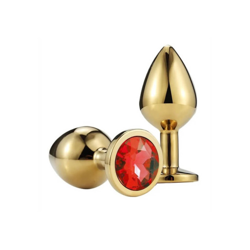 Plug anal de acero - Tapn Anal con diamante - Sex Shop Costa Rica